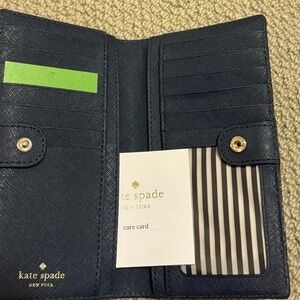 * New * Kate Spade Blue Wallet